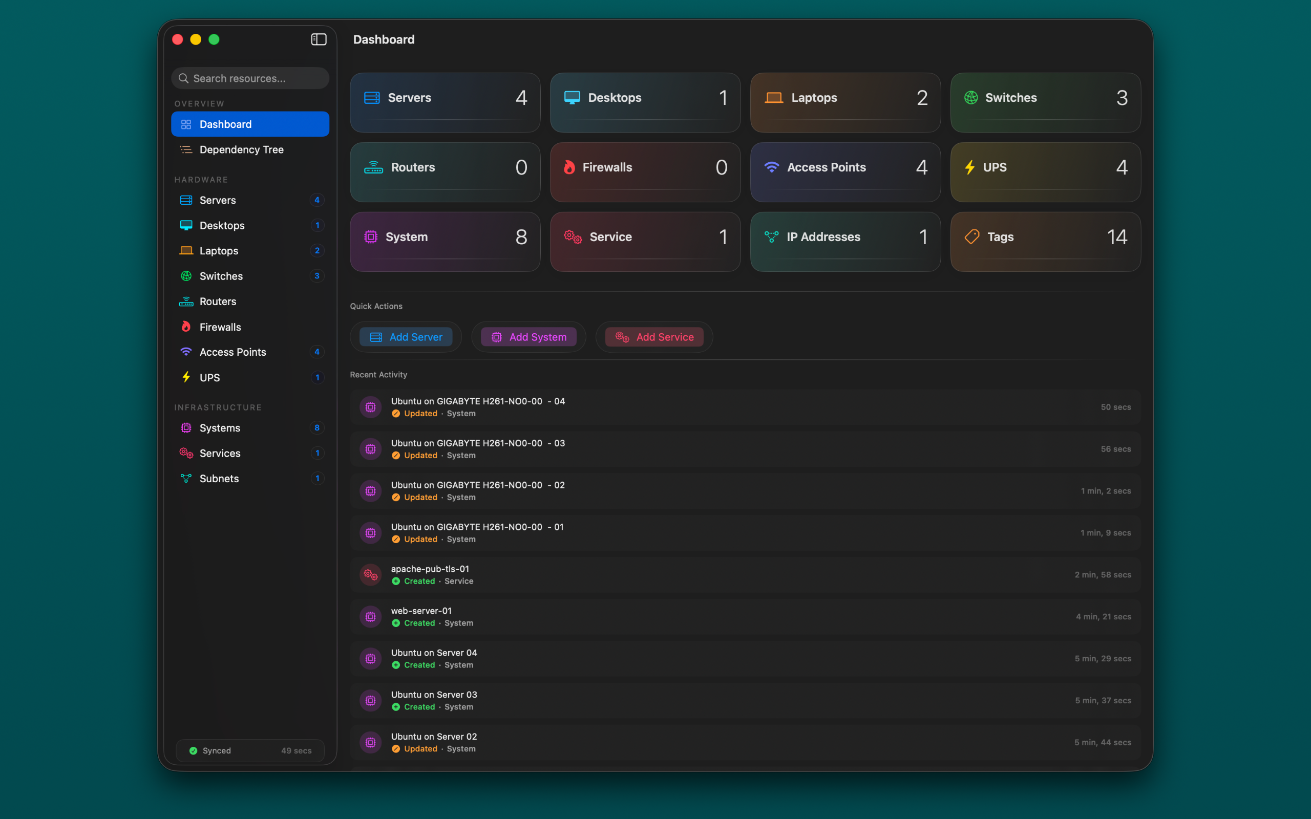 RackMate Dashboard
